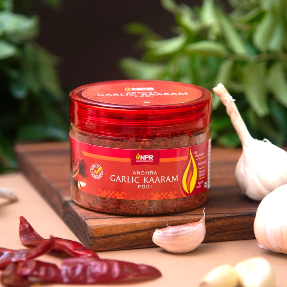 Garlic Kaaram - Fiery, Garlicky, irresistible Podi