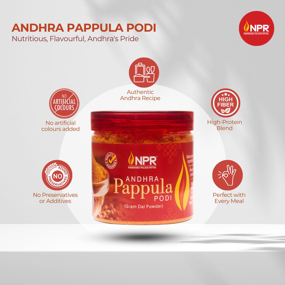 Andhra Pappula Podi - Traditional Homemade Podi