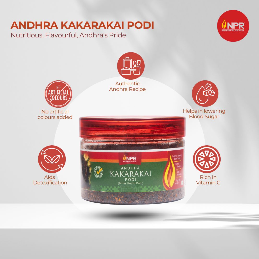 Kakarakai Podi - Earthy, flavour packed Bitter Gourd Podi